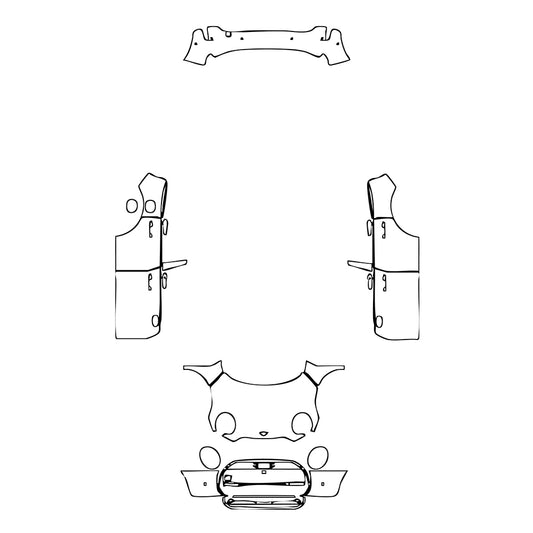 Pre-Cut PPF MINI MINI Hardtop 4 Door Cooper S Base 2025 - PPF-Kits