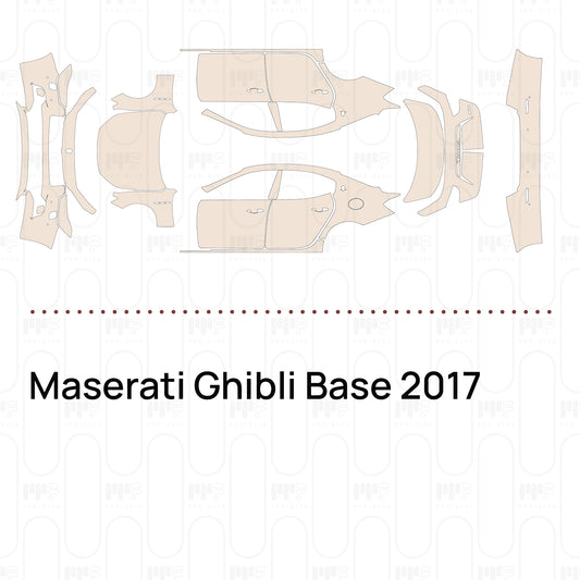Pre-Cut PPF Maserati Ghibli Base 2017