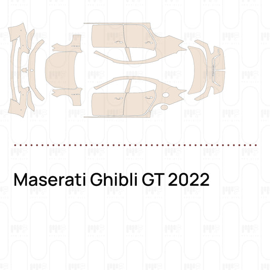 Pre-Cut PPF Maserati Ghibli GT 2022