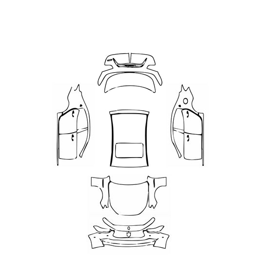 Pre-Cut PPF Maserati Ghibli Ghibli Base 2019 - PPF-Kits