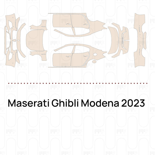 Pre-Cut PPF Maserati Ghibli Modena 2023