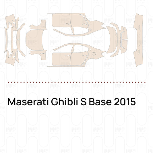Pre-Cut PPF Maserati Ghibli S Base 2015