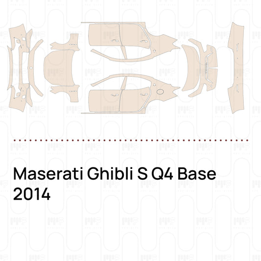 Pre-Cut PPF Maserati Ghibli S Q4 Base 2014