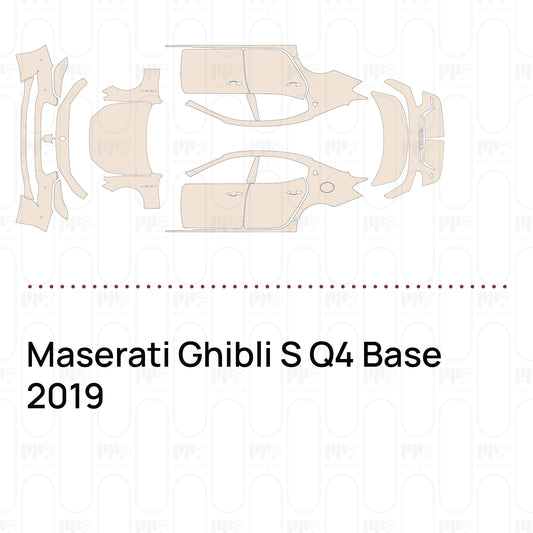 Pre-Cut PPF Maserati Ghibli S Q4 Base 2019