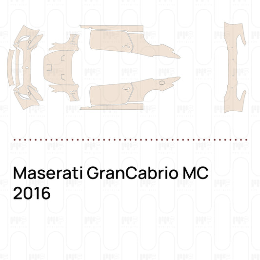 Pre-Cut PPF Maserati GranCabrio MC 2016
