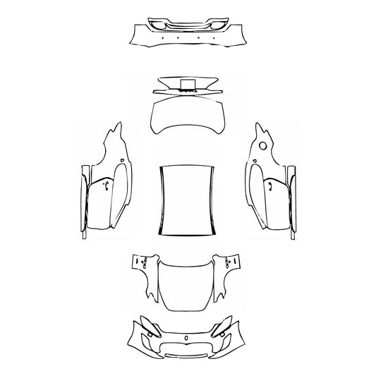 Pre-Cut PPF Maserati GranTurismo Sport 2013 - PPF-Kits
