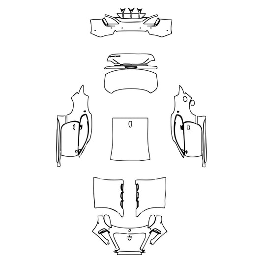 Pre-Cut PPF Maserati GranTurismo Trofeo 2023 - PPF-Kits
