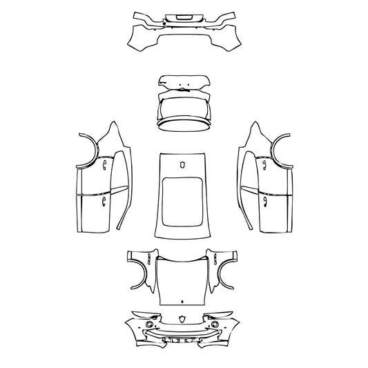 Pre-Cut PPF Maserati Levante GT 2023 - PPF-Kits