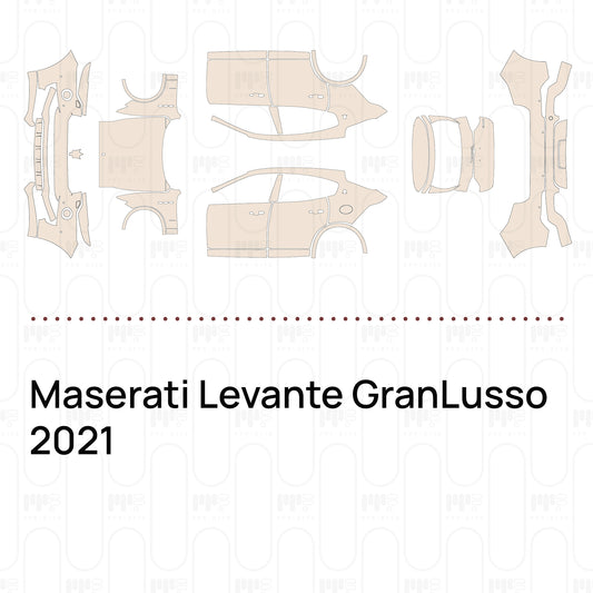 Pre-Cut PPF Maserati Levante GranLusso 2021
