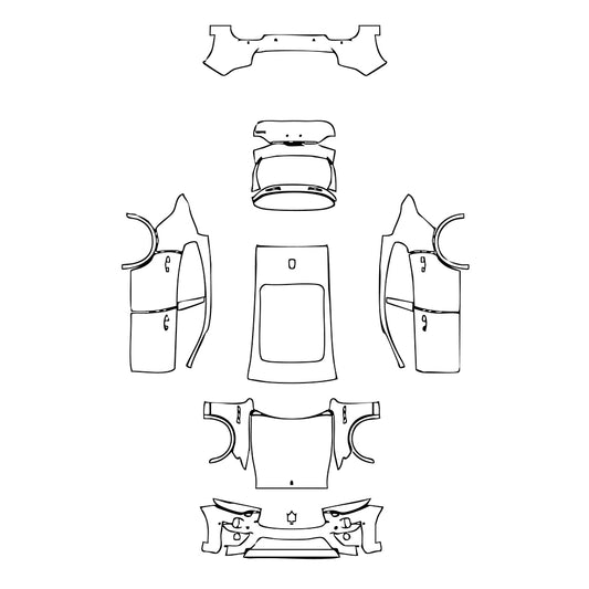 Pre-Cut PPF Maserati Levante Trofeo 2023 - PPF-Kits
