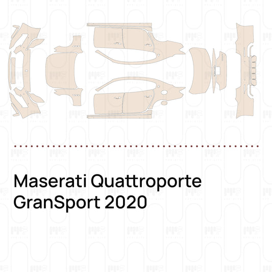 Pre-Cut PPF Maserati Quattroporte GranSport 2020