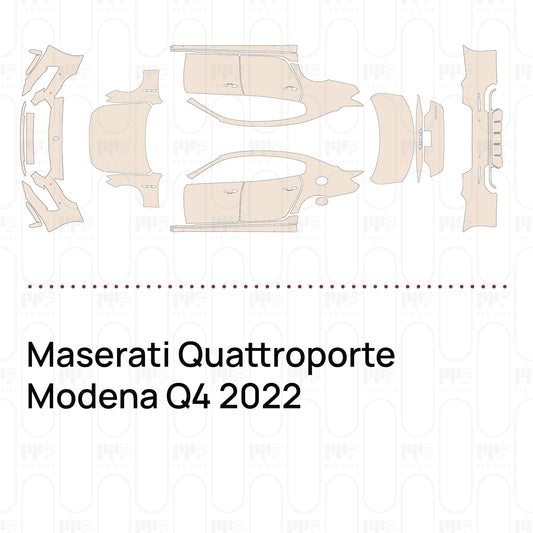 Pre-Cut PPF Maserati Quattroporte Modena Q4 2022