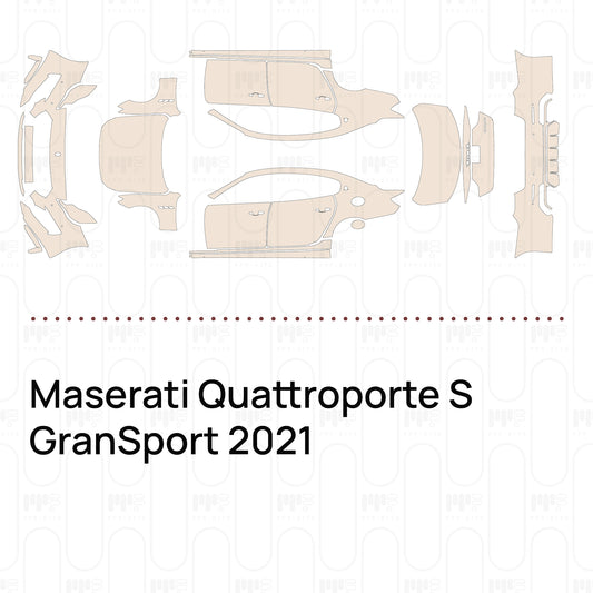 Pre-Cut PPF Maserati Quattroporte S GranSport 2021