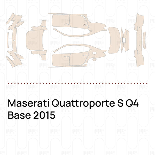 Pre-Cut PPF Maserati Quattroporte S Q4 Base 2015