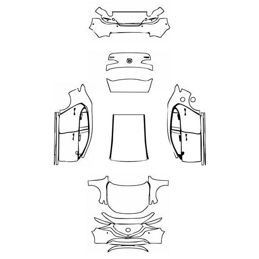 Pre-Cut PPF Mazda Axela (Mazda 3) Hatchback 2021 - PPF-Kits