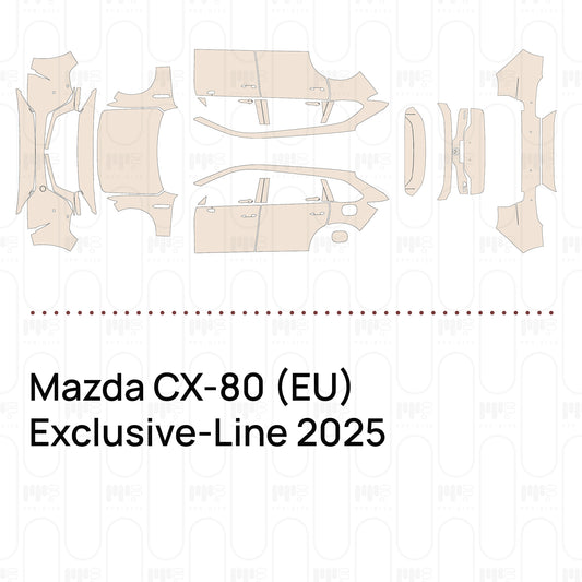 Pre-Cut PPF Mazda CX-80 (EU) Exclusive-Line 2025