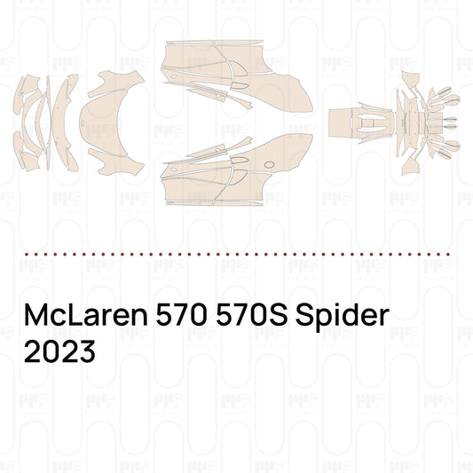 Pre-Cut PPF McLaren 570 570S Spider 2023