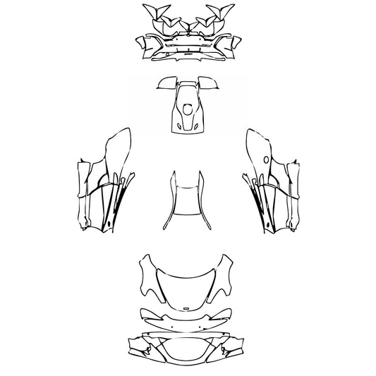 Pre-Cut PPF McLaren 600LT Coupe 2018 - PPF-Kits