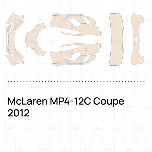 Pre-Cut PPF McLaren MP4-12C Coupe 2012