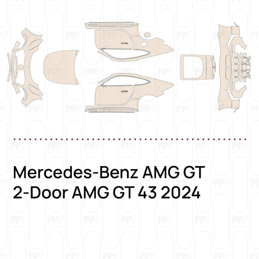 Pre-Cut PPF Mercedes-Benz AMG GT 2-Door AMG GT 43 2024