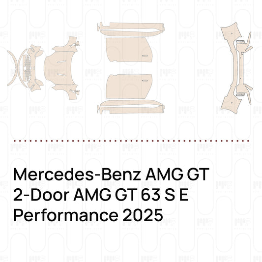 Pre-Cut PPF Mercedes-Benz AMG GT 2-Door AMG GT 63 S E Performance 2025