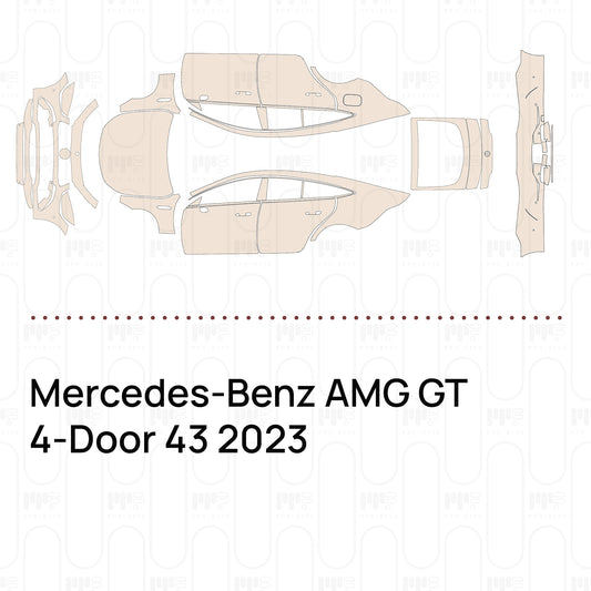 Pre-Cut PPF Mercedes-Benz AMG GT 4-Door 43 2023