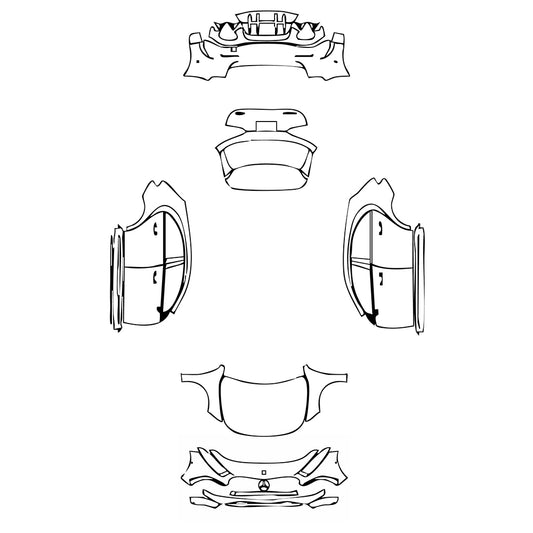 Pre-Cut PPF Mercedes-Benz A Class Hatchback AMG A 35 2025 - PPF-Kits