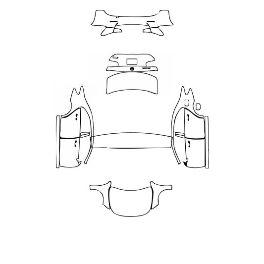 Pre-Cut PPF Mercedes-Benz A Class Sedan Base Extended Wheelbase (Chinese only) 2025 - PPF-Kits
