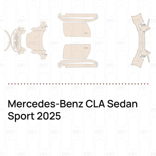 Pre-Cut PPF Mercedes-Benz CLA Sedan Sport 2025