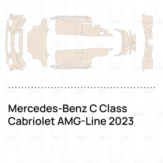 Pre-Cut PPF Mercedes-Benz C Class Cabriolet AMG-Line 2023