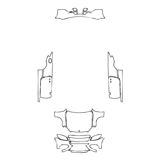 Pre-Cut PPF Mercedes-Benz C Class Cabriolet Base 2018 - PPF-Kits