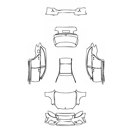 Pre-Cut PPF Mercedes-Benz C Class Estate AMG Line 2019 - PPF-Kits