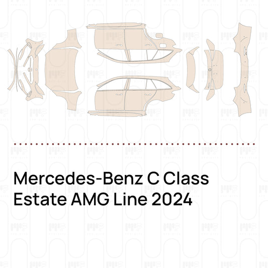 Pre-Cut PPF Mercedes-Benz C Class Estate AMG Line 2024