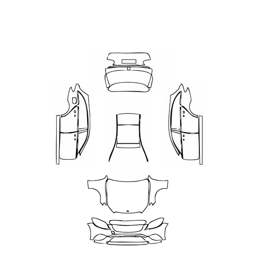 Pre-Cut PPF Mercedes-Benz C Class Estate Base 2019 - PPF-Kits