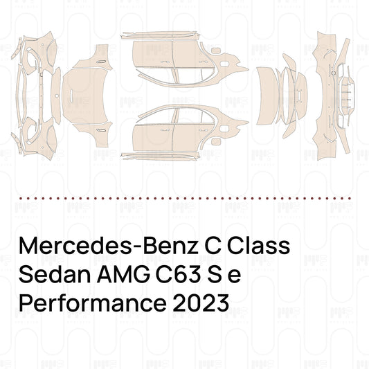 Pre-Cut PPF Mercedes-Benz C Class Sedan AMG C63 S e Performance 2023