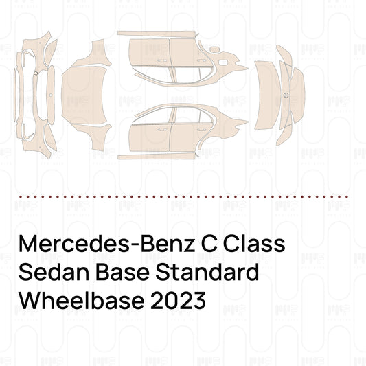 Pre-Cut PPF Mercedes-Benz C Class Sedan Base Standard Wheelbase 2023