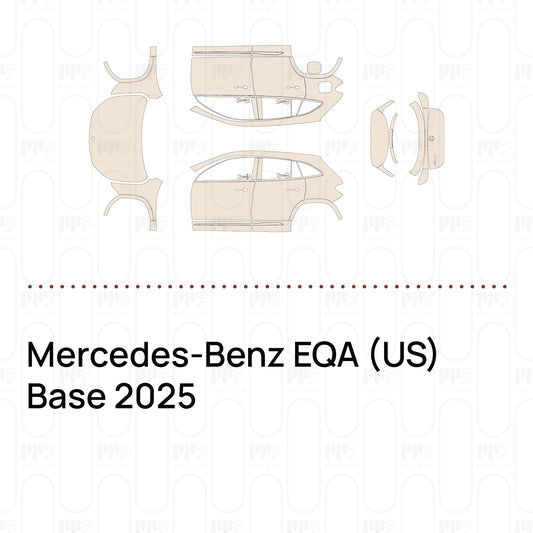 Pre-Cut PPF Mercedes-Benz EQA (US) Base 2025