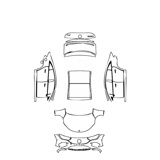Pre-Cut PPF Mercedes-Benz EQE Luxury 2025 - PPF-Kits