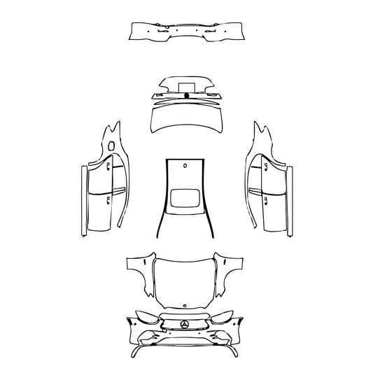 Pre-Cut PPF Mercedes-Benz E Class Sedan AMG E53 2021 - PPF-Kits