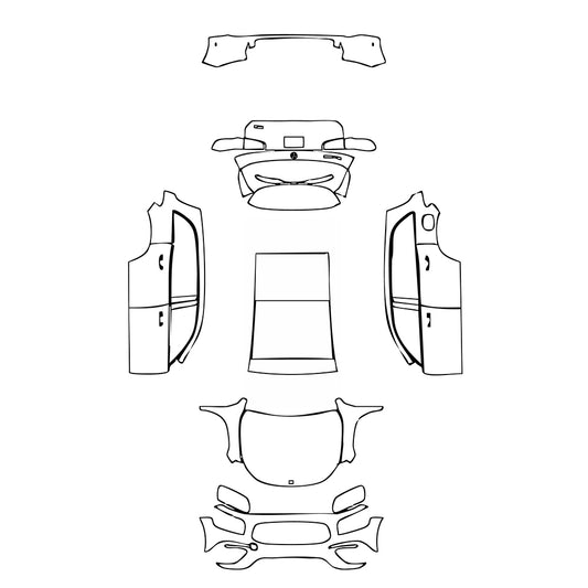 Pre-Cut PPF Mercedes-Benz GLB AMG Line 2023 - PPF-Kits