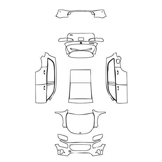 Pre-Cut PPF Mercedes-Benz GLB Base 2025 - PPF-Kits