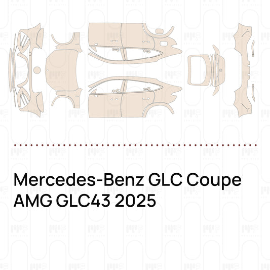 Pre-Cut PPF Mercedes-Benz GLC Coupe AMG GLC43 2025