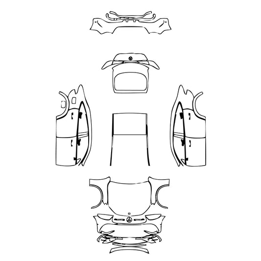 Pre-Cut PPF Mercedes-Benz GLC Coupe AMG line 2025 - PPF-Kits