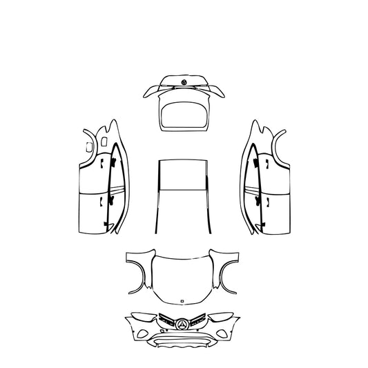 Pre-Cut PPF Mercedes-Benz GLC Coupe Base 2025 - PPF-Kits