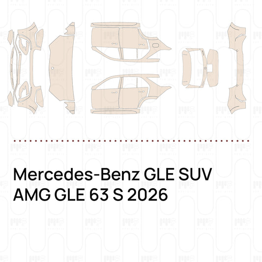 Pre-Cut PPF Mercedes-Benz GLE SUV AMG GLE 63 S 2026