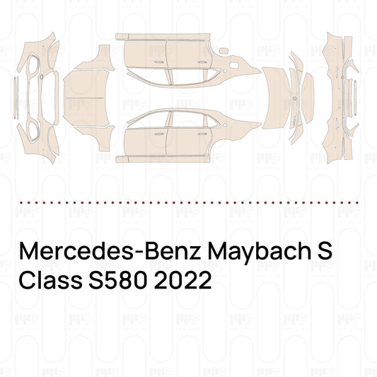 Pre-Cut PPF Mercedes-Benz Maybach S Class S580 2022