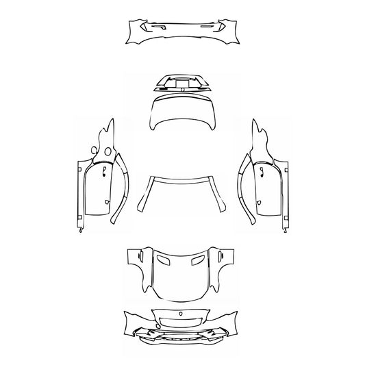 Pre-Cut PPF Mercedes-Benz SLC AMG 43 2019 - PPF-Kits