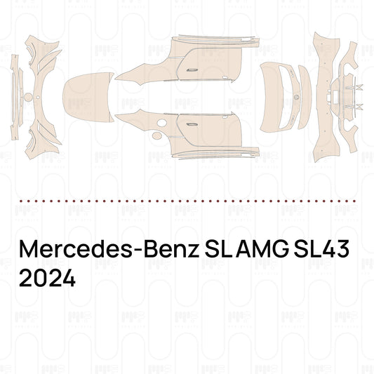 Pre-Cut PPF Mercedes-Benz SL AMG SL43 2024