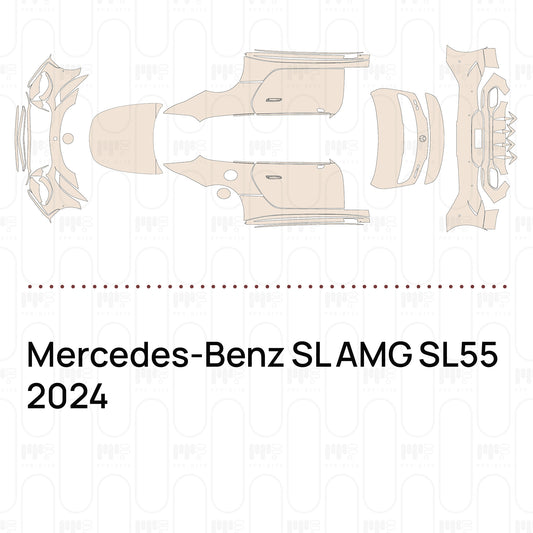 Pre-Cut PPF Mercedes-Benz SL AMG SL55 2024