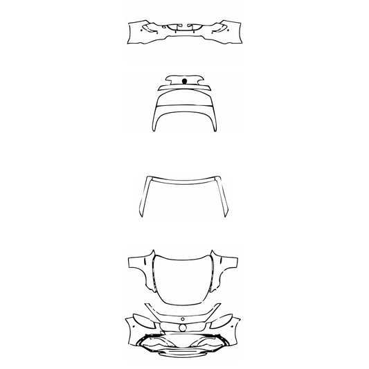 Pre-Cut PPF Mercedes-Benz S Class Cabriolet AMG S63 2017 - PPF-Kits